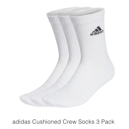 Adidas Cushioned Crew Socks pack of 3 