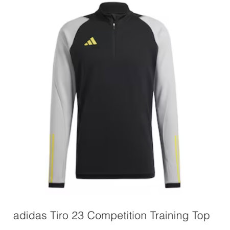 Adidas Tiro 23 Competition Training Top (Black with Grey Sleeve)