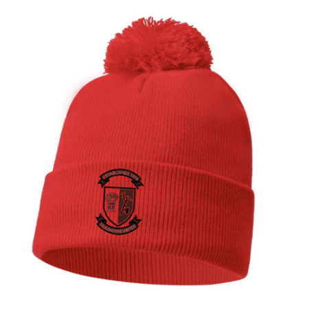 Fauldhouse Utd Bobble Hat (red) 